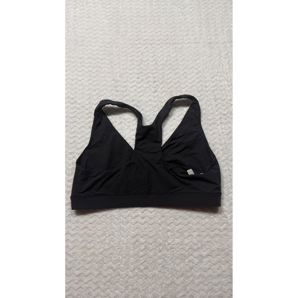 Momanda Women Black Nursing Sports Bra Racerback Crossover Large SM2359